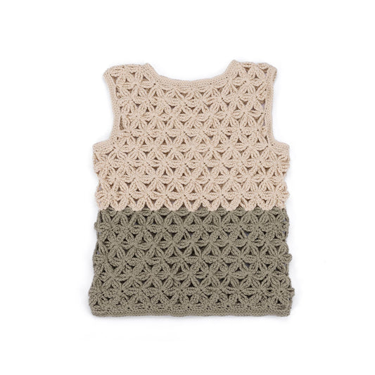 Caron Crochet Flower Petals Crochet Top