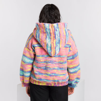 Caron Crochet Oversized Zip Front Hoodie Caron Crochet Oversized Zip Front Hoodie