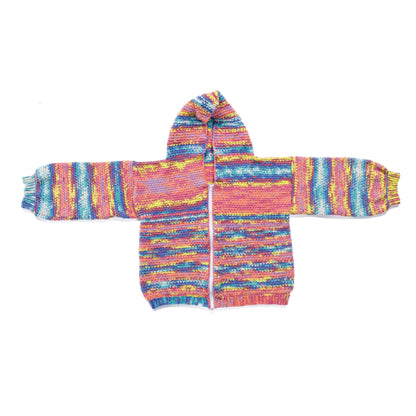 Caron Crochet Oversized Zip Front Hoodie Caron Crochet Oversized Zip Front Hoodie