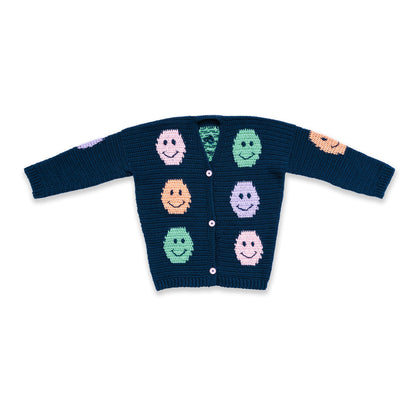 Caron Crochet Big Smiles Big Cardigan Caron Crochet Big Smiles Big Cardigan