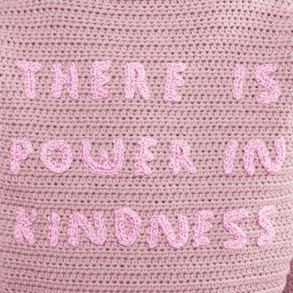 Caron Shimmering Phrase on Crochet Pullover Caron Shimmering Phrase on Crochet Pullover