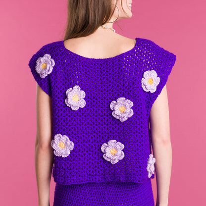 Caron In Bloom Crochet Top Caron In Bloom Crochet Top
