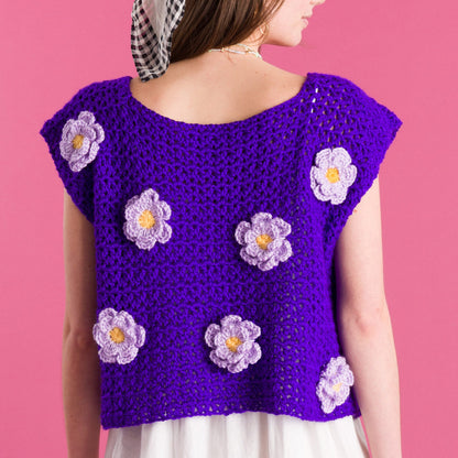 Caron In Bloom Crochet Top Caron In Bloom Crochet Top
