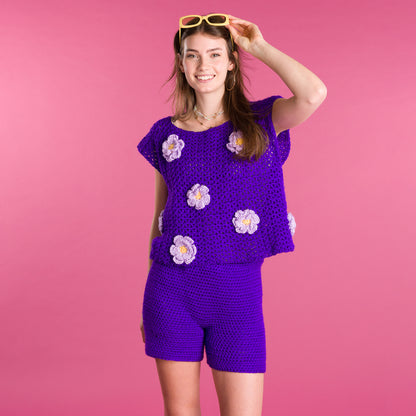 Caron In Bloom Crochet Top Caron In Bloom Crochet Top