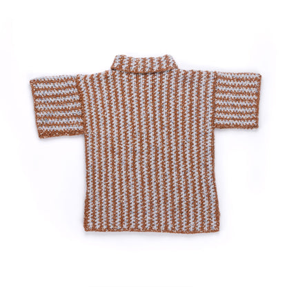 Caron Crochet Striped Cabana Shirt Caron Crochet Striped Cabana Shirt