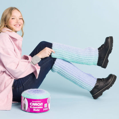 Crochet Soft Stripes Legwarmers Crochet Soft Stripes Legwarmers