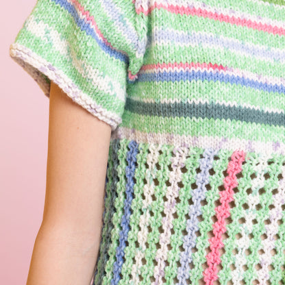 Caron Sweetie Knit Babydoll Dress Caron Sweetie Knit Babydoll Dress