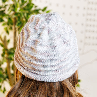 Caron Garter ridges minimalist knit Beanie Caron Garter ridges minimalist knit Beanie