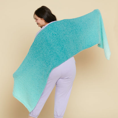 Caron Simple Knit Ombre Blanket Scarf Caron Simple Knit Ombre Blanket Scarf