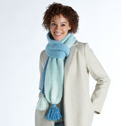 Caron Fade Out Knit Scarf Caron Fade Out Knit Scarf