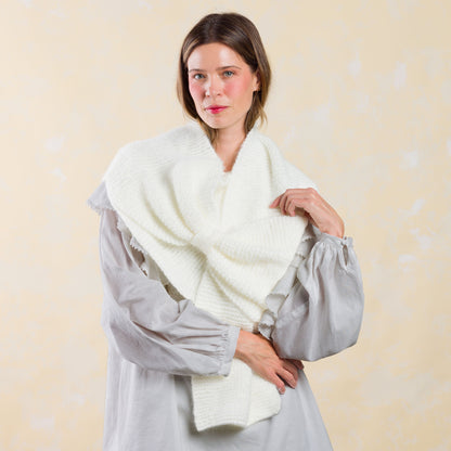 Caron Knit Bow-Scarf Caron Knit Bow-Scarf