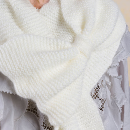 Caron Knit Bow-Scarf Caron Knit Bow-Scarf
