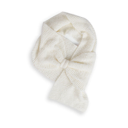 Caron Knit Bow-Scarf Caron Knit Bow-Scarf