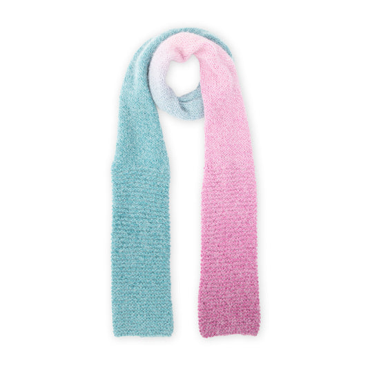 Knit Wrap made in Caron Colorama Halo Perfect Phasing Yarn