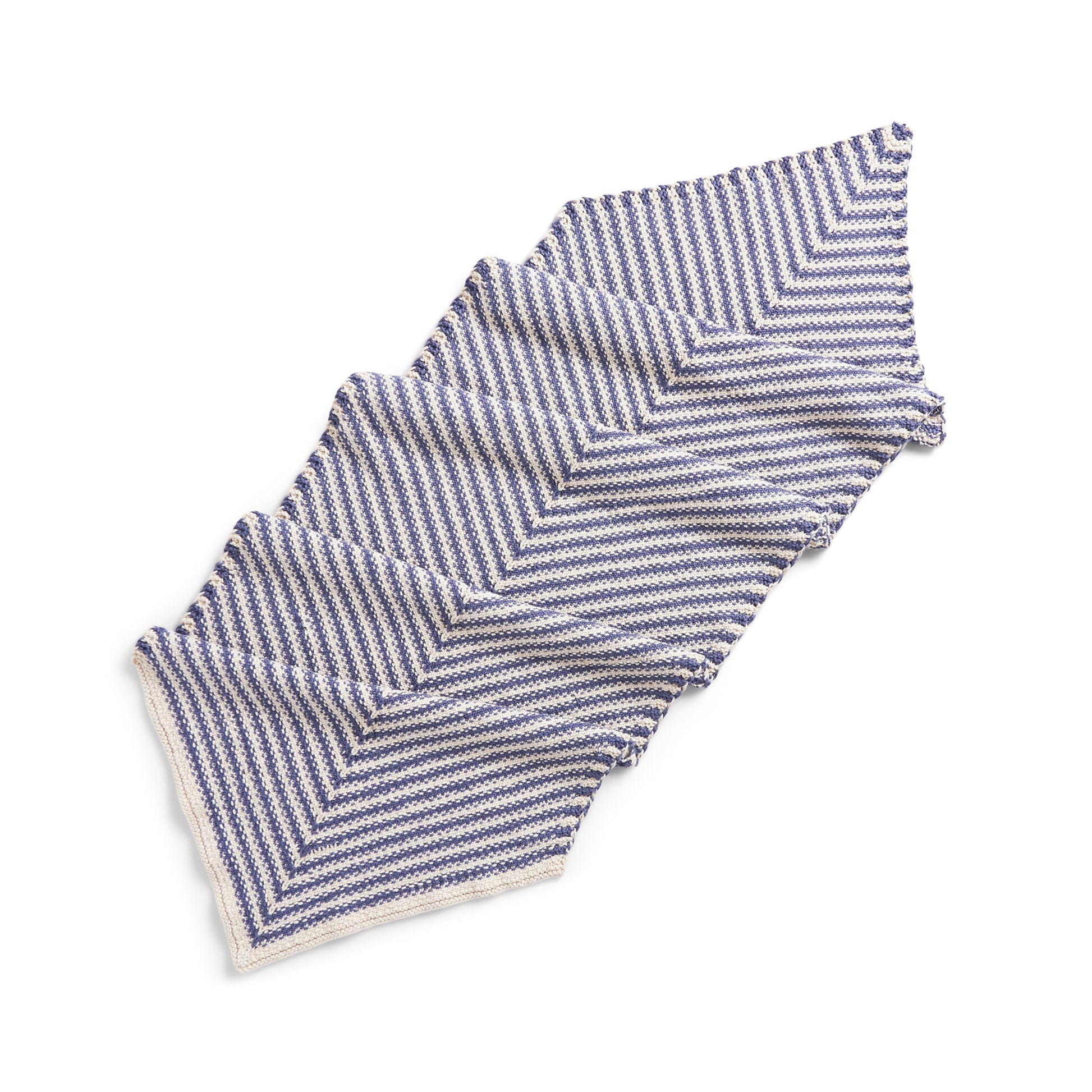 Free Caron Stripy Linen Stitch Knit Wrap Pattern