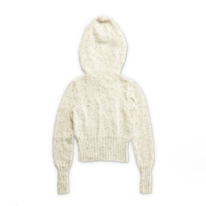 Caron Cozy Cable Knit Hooded Cardigan Caron Cozy Cable Knit Hooded Cardigan