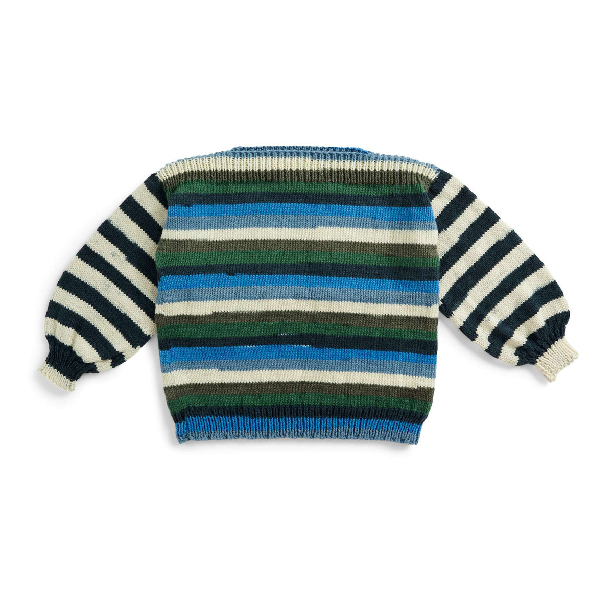 Knit Pullover made in Caron Cinnamon Swirl Cakes Yarn