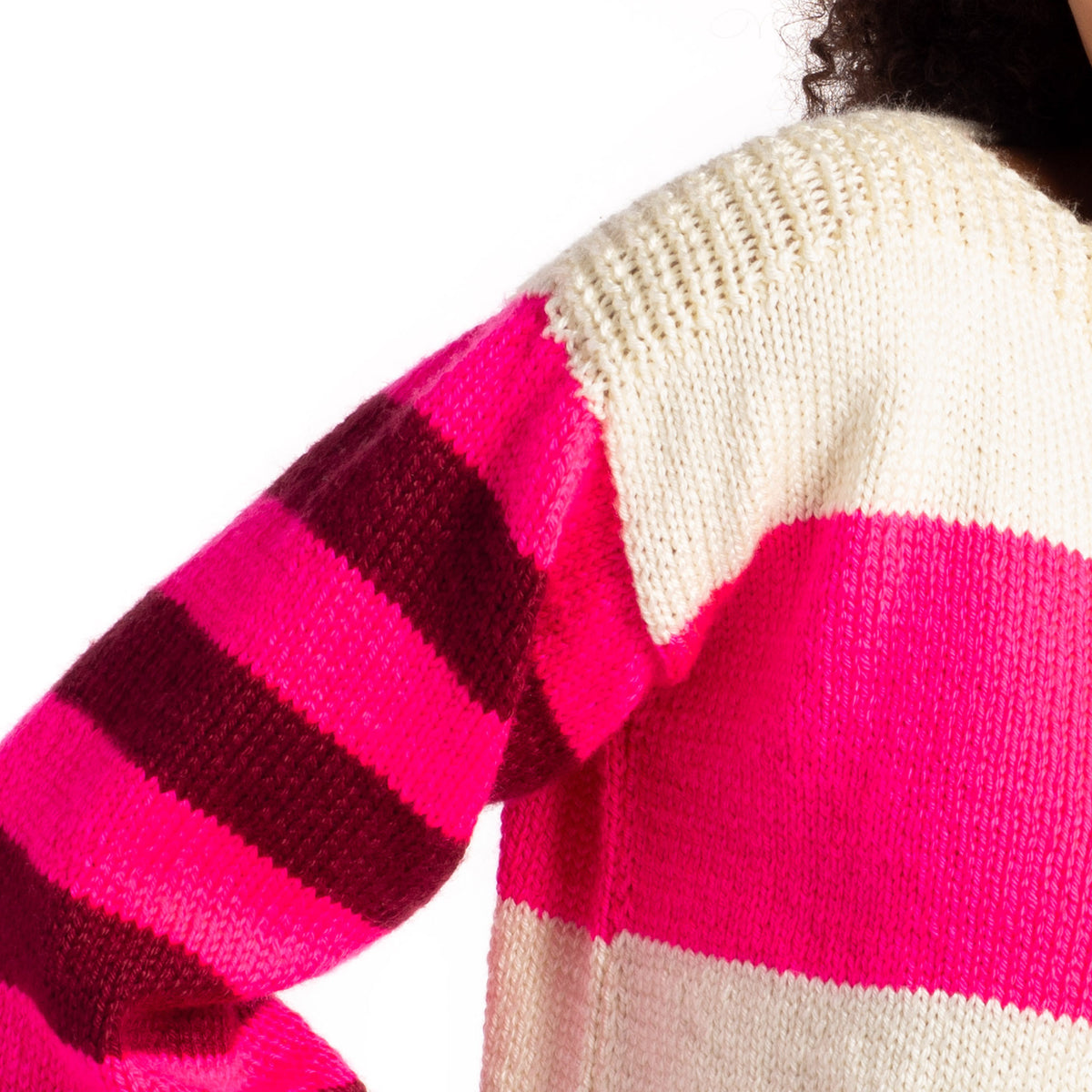 Knit Sweater made in Caron Simply Soft Yarn