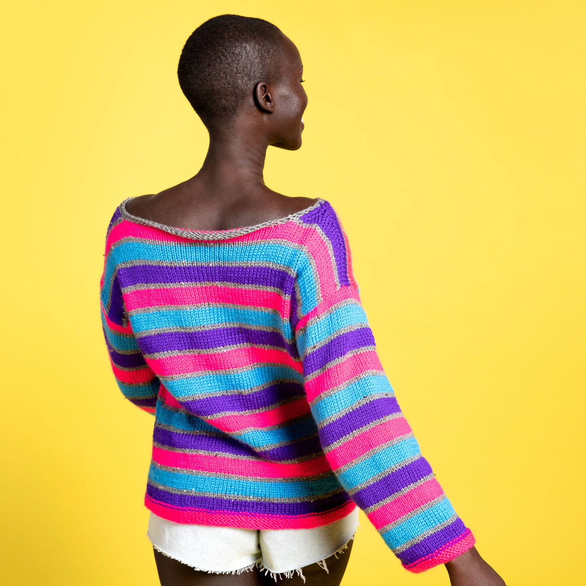 Knit Pullover made in Caron Simply Soft Yarn