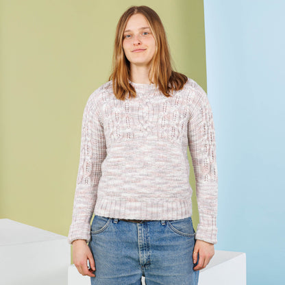 Caron Gayle's Cables Knit Pullover Caron Gayle's Cables Knit Pullover