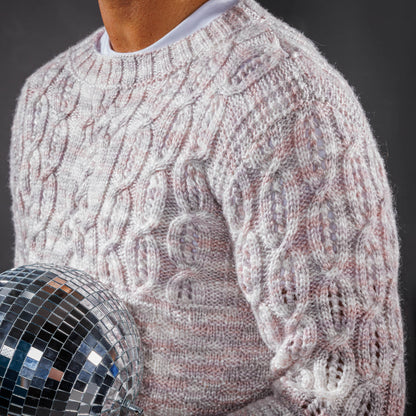 Caron Gayle's Cables Knit Pullover Caron Gayle's Cables Knit Pullover