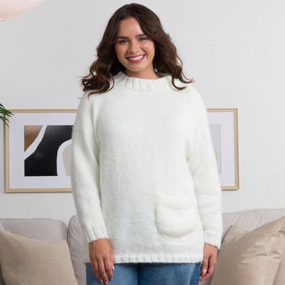 Caron Dreamy Knit Pullover Caron Dreamy Knit Pullover
