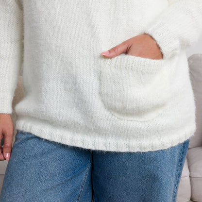 Caron Dreamy Knit Pullover Caron Dreamy Knit Pullover