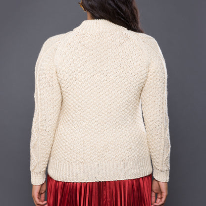 Caron Country Cables Knit Pullover Caron Country Cables Knit Pullover