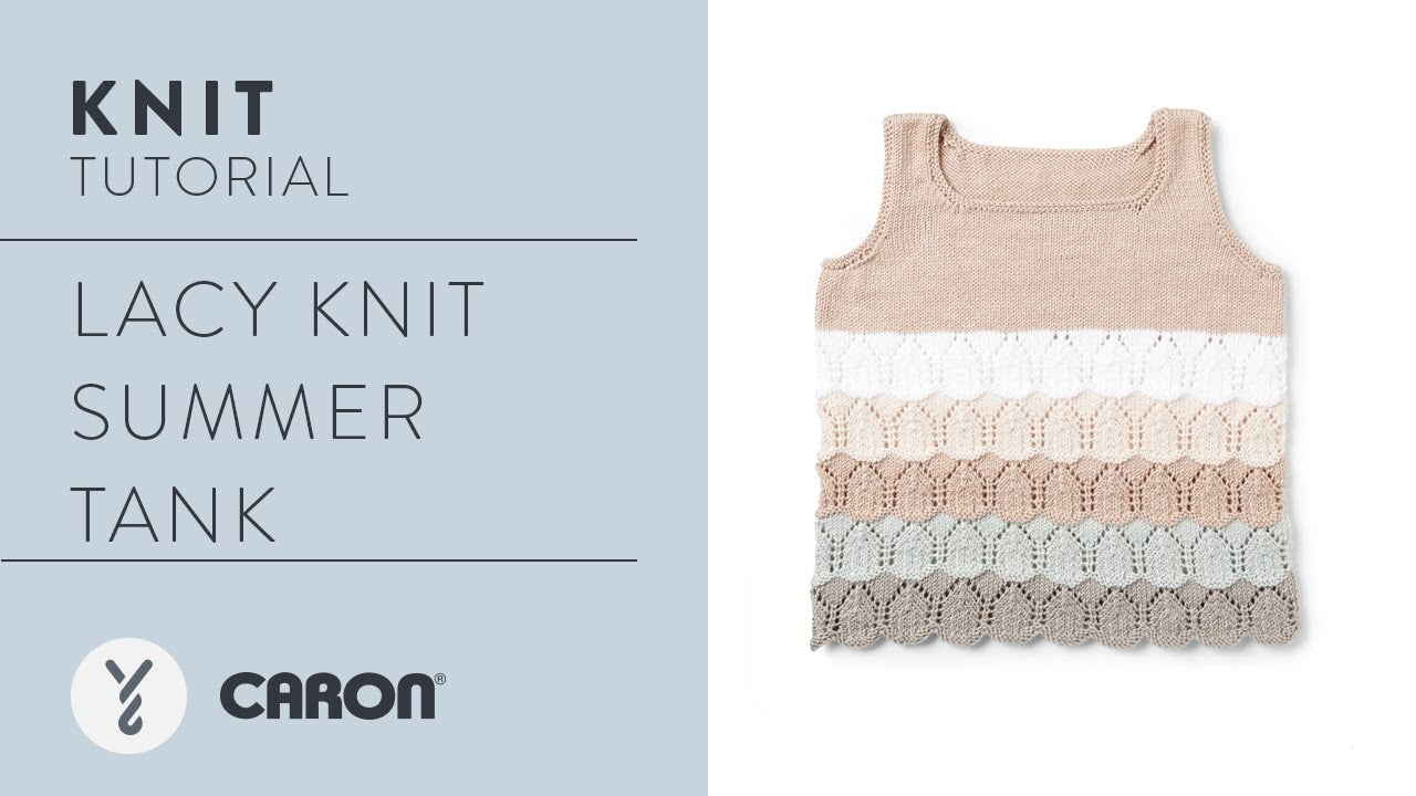 Caron X Pantone Lacy Knit Tank