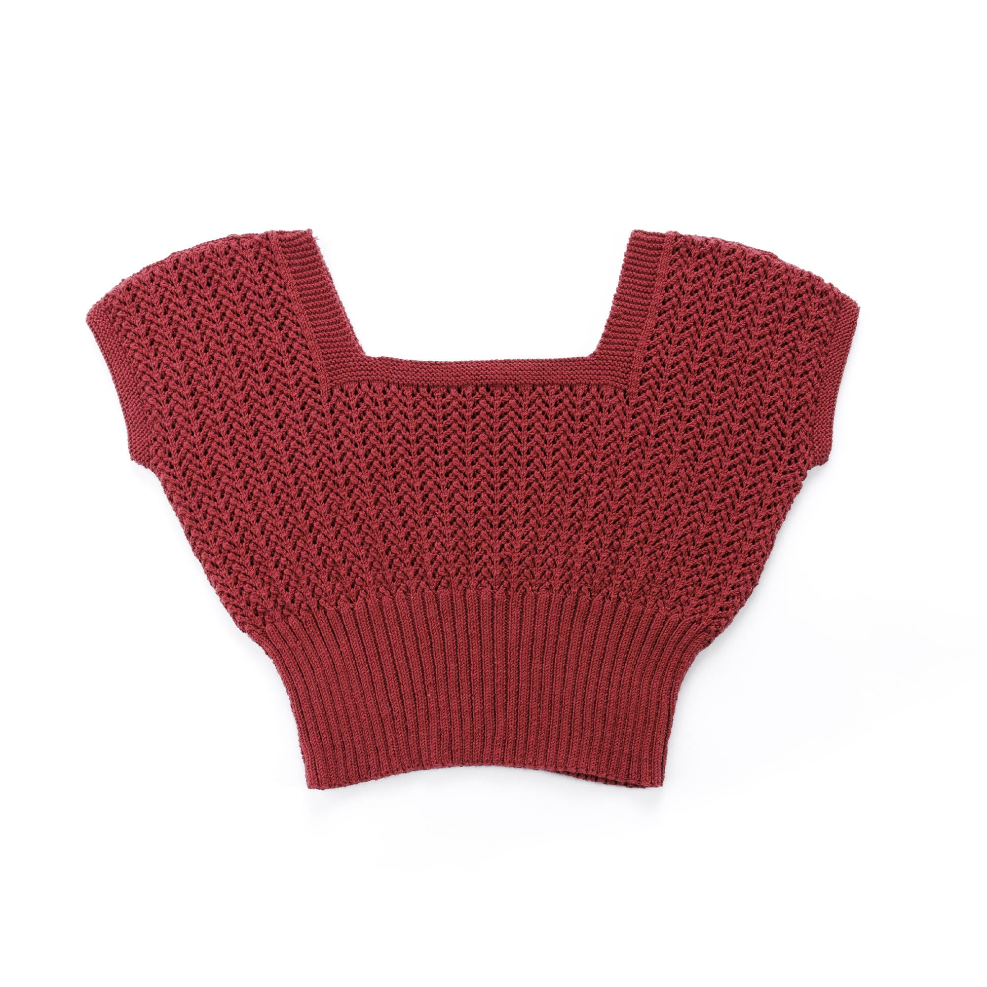 crochet knit layered nylon OP crochet knit layered nylon OP