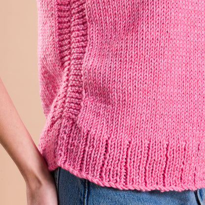Caron Neck High Knit Vest Caron Neck High Knit Vest