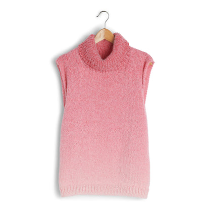 Caron Classically Comfortable Sleeveless Long Neck Knit Vest Caron Classically Comfortable Sleeveless Long Neck Knit Vest