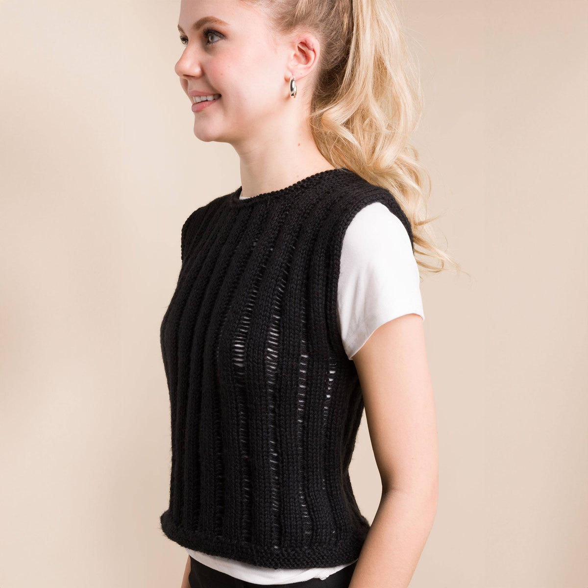 Knit Top made in Caron Yarn