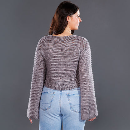 Caron Knit Draped Chainmail Top Caron Knit Draped Chainmail Top