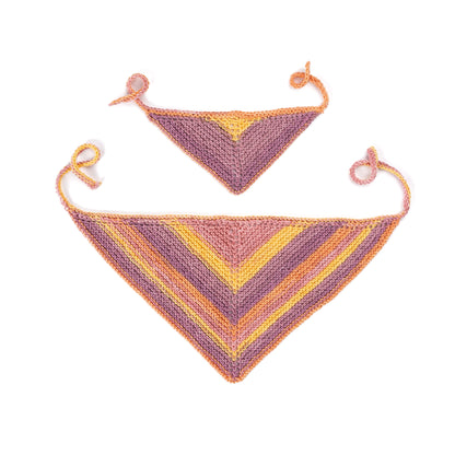 Caron Knit Cutie Kerchief Caron Knit Cutie Kerchief