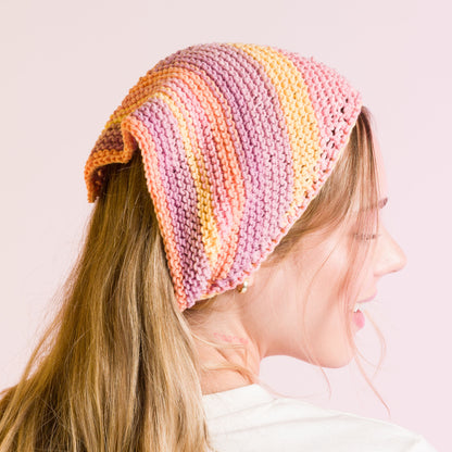 Caron Knit Cutie Kerchief Caron Knit Cutie Kerchief
