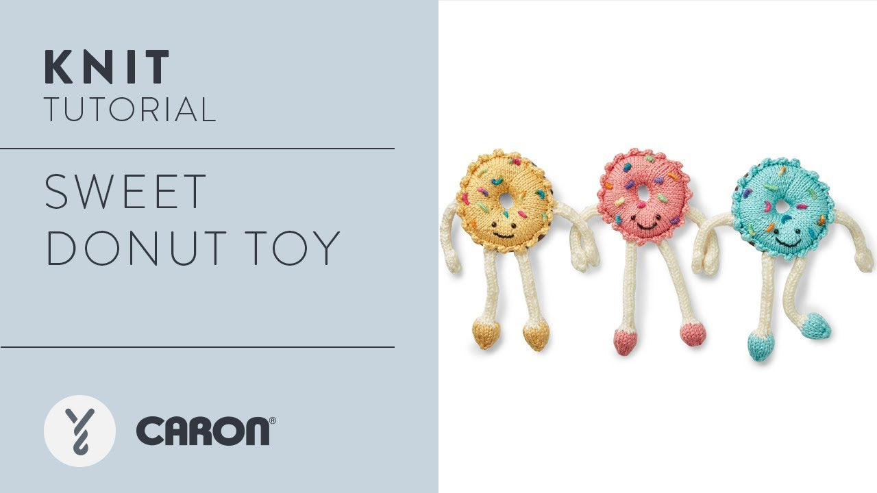 Caron Sweet Knit Donut Toy
