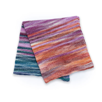 Caron Gradation Knit Blanket Caron Gradation Knit Blanket