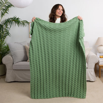 Caron Rich Textures Knit Blanket Caron Rich Textures Knit Blanket