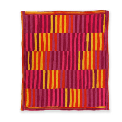 Caron Flowing With It Knit Blanket Caron Flowing With It Knit Blanket