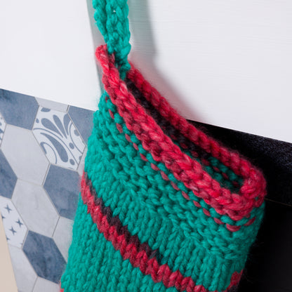 Caron Trim the Tree Knit Stocking Caron Trim the Tree Knit Stocking