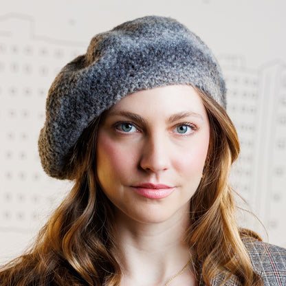 Caron Cool Time Knit Beret Caron Cool Time Knit Beret