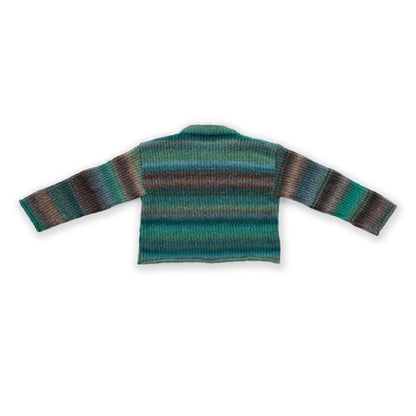 Caron Cropped Stripy Sweater Caron Cropped Stripy Sweater