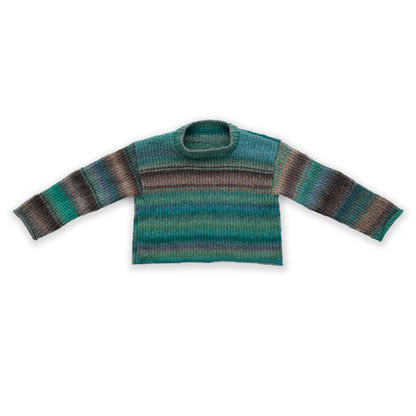 Caron Cropped Stripy Sweater Caron Cropped Stripy Sweater