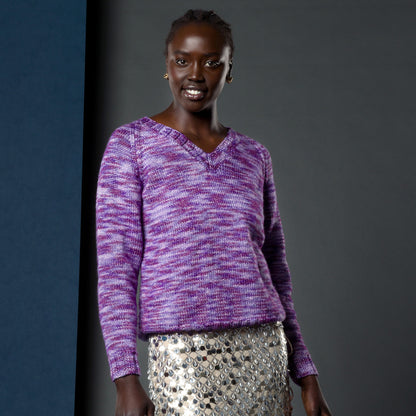Caron Gilded Knit V-Neck Pullover Caron Gilded Knit V-Neck Pullover