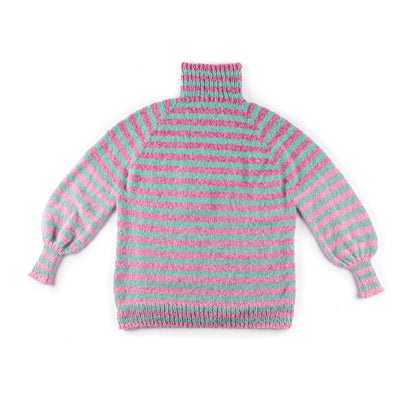 Caron Striped Knit Pullover Caron Striped Knit Pullover