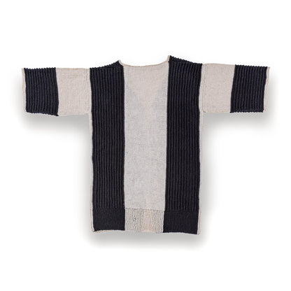 Caron Knit Contrast Cardigan Caron Knit Contrast Cardigan