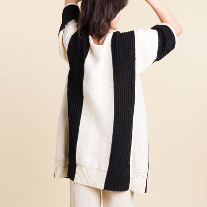 Caron Knit Contrast Cardigan Caron Knit Contrast Cardigan