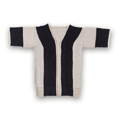 Caron Knit Contrast Cardigan Caron Knit Contrast Cardigan