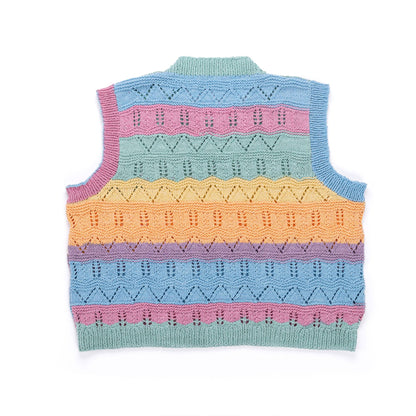 Caron Lacy Knit Vest Caron Lacy Knit Vest